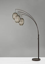 Load image into Gallery viewer, Adesso 4026-26 Maui Arc Lamp – 82-inch 3-Light Floor Lamp – Antique Bronze Finish Standing Lamp. Home Decor Lighting Fixtures
