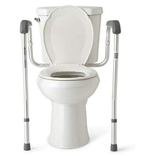 Load image into Gallery viewer, Medline Toilet Safety Rails, Safety Frame for Toilet with Easy Installation, Height Adjustable Legs, Bathroom Safety
