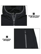 Load image into Gallery viewer, Little Donkey Andy Women&#39;s Lightweight Hooded Softshell Jacket for Running Travel Hiking, Windproof, Water Repellent Black Size L
