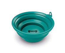 Load image into Gallery viewer, Ruff &#39;n Ruffus Portable Foldable Pet Playpen + Carrying Case &amp; Collapsible Travel Bowl (Extra Large (48&quot; x 48&quot; x 23.5&quot;)) (Medium (29&quot; x 29&quot; x 17&quot;) with Free Bonus, Aqua)
