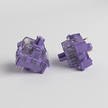 Load image into Gallery viewer, Akko CS Switches, 3 Pin 36gf Tactile Switch Compatible for MX Mechanical Keyboard (45 pcs, Lavender Purple)

