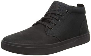 Timberland Mens Davis Square Chukka Boot, Black/Black Blackout Nubuck, 10.5