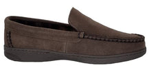 Load image into Gallery viewer, Clarks Men's Freddie Suede Moccasin House Shoe Indoor &amp; Outdoor Slip Resistant Flexible Outsole Slipper (11 M US, Medium Brown)
