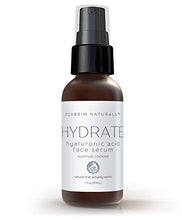 Load image into Gallery viewer, Hyaluronic Acid Face Serum - Hydrating Anti Aging Facial Serum - For Face and Neck - With Vitamin C and E, Green Tea, Jojoba Oil - Natural and Organic - 1 Oz by Foxbrim Naturals
