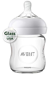 Philips Avent Natural Glass Bottle Baby Gift Set, SCD201/01