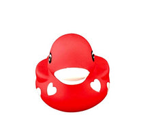 Load image into Gallery viewer, DUCKY CITY 3&quot; Valentines Sweetheart Rubber Duck [Squeaky, with Hole] - Baby Safe Bathtub Bathing Toy
