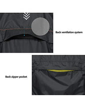 Load image into Gallery viewer, Little Donkey Andy Women&#39;s Waterproof Cycling Bike Jacket with Hood, Running Rain Jacket, Windbreaker, Ultralight Packable Black Size L
