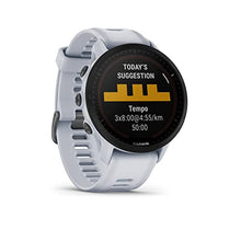 Load image into Gallery viewer, Garmin Forerunner 955 Solar, GPS Running Smartwatch with Solar Charging Capabilities, Tailored to Triathletes, Long-Lasting Battery, Whitestone with Wearable4U White Earbuds Bundle
