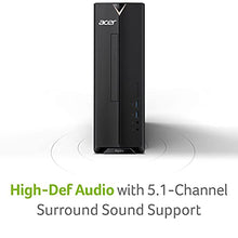 Load image into Gallery viewer, Acer Aspire XC-830-UA91 Desktop | Intel Celeron J4125 Quad-Core Processor (Up to 2.7GHz) | 8GB 2400MHz DDR4 | 256GB NVMe M.2 SSD | 8X DVD | Wi-Fi 5 | Bluetooth 4.2 LE | Windows 10 Home
