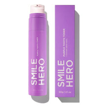 Load image into Gallery viewer, Smile Hero Purple Toner Teeth Whitener, Effortless at Home Teeth Whitener, Tooth Stain Remover, Purple Toothpaste, Safe &amp; Zero Sensitivity Brightening
