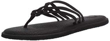 Load image into Gallery viewer, Sanuk Women's Yoga Salty Flip-Flop, black, 09 M US

