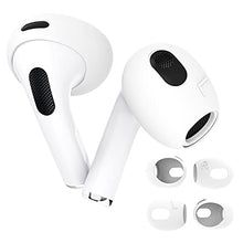 Load image into Gallery viewer, DamonLight Cover for Airpods 3 [Fit in Case] Anti Scratches Add Grip Sport Ear Tips [US Patent Registered] Compatible with AirPods 3rd Generation (White)

