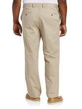 Load image into Gallery viewer, DXL Big and Tall Essentials Flat-Front Twill Pants, Khaki, 60W X 32L
