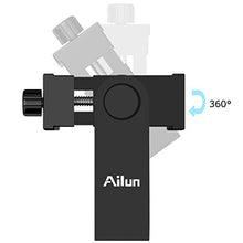 Load image into Gallery viewer, Ailun Tripod Phone Mount Holder Head Standard Screw Adapter Rotatable Digtal Camera Bracket Selfie Lens Monopod Adjustable Ring Light for Camcorder iPhone X XR Xs Max Galaxy s20, s20+ S20Ultra
