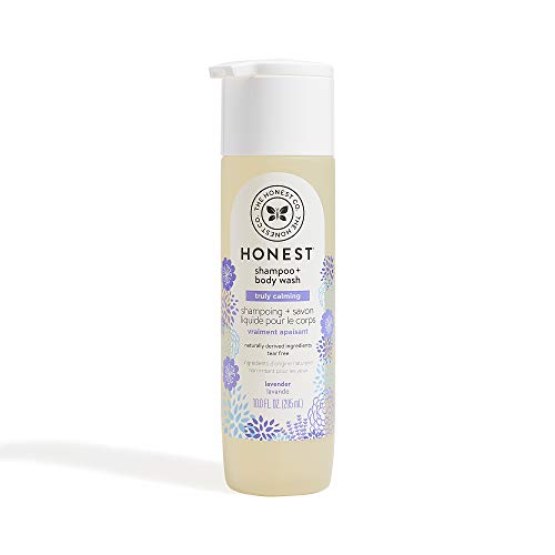 The Honest Company Truly Calming Lavender Shampoo + Body Wash Tear Free Baby Shampoo + Body Wash Naturally Derived Ingredients Sulfate & Paraben Free Baby Wash 10 Fl Oz (Pack of 1)