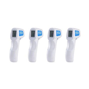 Berrcom Medical Grade No-Contact Infrared Forehead Thermometer with FDA and CE Certification (Four Pack) (4 Items)