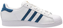 Load image into Gallery viewer, adidas Originals Men's Superstar Sneaker, White/Gold Metallic, 8.5
