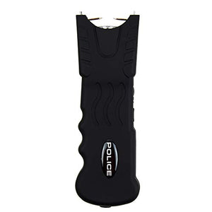 POLICE Stun Gun 916-59 Billion Rechargeable with Safety Disable Pin LED Flashlight, Black