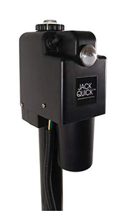 Quick Products JQ-3500B-7P Power A-Frame Electric Tongue Jack with 7-Way Plug - 3,650 lbs. Lift Capacity, Black