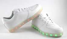 Load image into Gallery viewer, ATS Unisex LED Shoes Breathable Sneakers Light up Shoes,SM-5102,3 White
