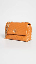 Load image into Gallery viewer, Tory Burch Women's Kira Chevron Small Convertible Shoulder Bag, Squash, Orange, One Size
