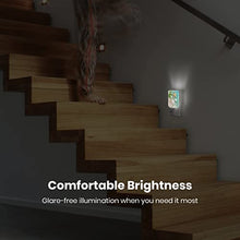 Load image into Gallery viewer, Sea Shell Starfish Beach Seaside Palm Night Light Plug in LED Lamp Acrylic Glass Decor Night Lights Plug into Wall with Automatic Light Sensor Nightlight for Stair, Bedroom, Kitchen, Bathroom
