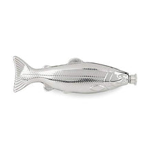 Load image into Gallery viewer, Foster &amp; Rye Stainless Steel Trout Flask, Metallic, 4 oz
