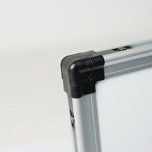 Load image into Gallery viewer, XBoard Double-Sided 36 x 24 Inch Magnetic Dry Erase Board Set - Wall Mounted 3' x 2' Reversible Whiteboard with 1 Dry Eraser &amp; 3 Dry Erase Markers &amp; 4 Push Pin Magnets
