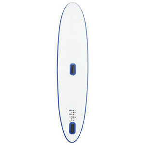 INLIFE Inflatable Stand Up Paddleboard with Sail Set Blue and White