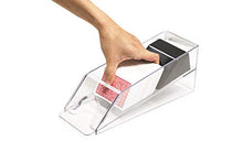 Load image into Gallery viewer, Brybelly Blackjack Shoe Collection|Clear Casino Grade Acrylic for Standard Decks| Shoe, Discard Tray &amp; Shuffler - 6 Deck Size
