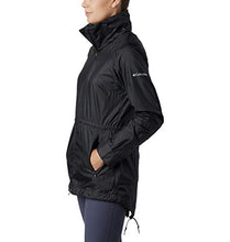 Load image into Gallery viewer, Columbia Women&#39;s Sustina Springs Long Lined Windbreaker, Black, Medium
