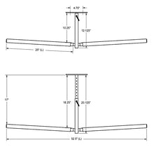 Load image into Gallery viewer, StoreYourBoard Double SUP &amp; Surf Ceiling Storage Rack, Hi Port 2 Overhead Hanger Mount, Home &amp; Garage (X-Large (30" Arms))
