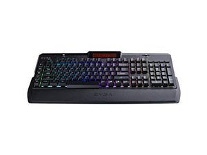 EVGA Z10 RGB Gaming Keyboard, RGB Backlit LED, Mechanical Brown Switches, Onboard LCD Display, Macro Gaming Keys
