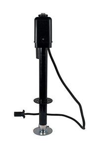 Quick Products JQ-3500B-7P Power A-Frame Electric Tongue Jack with 7-Way Plug - 3,650 lbs. Lift Capacity, Black