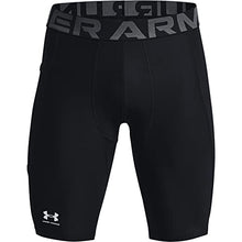Load image into Gallery viewer, Under Armour Men's HeatGear Pocket Long Shorts, Black (001)/Pitch Gray, XX-Large Tall
