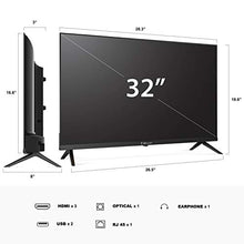 Load image into Gallery viewer, Caixun C32 32 Inch 720p Smart LED TV - High Resolution Television Built-in HDMI, USB - Support Screen Cast Mirroring (2020 Model)
