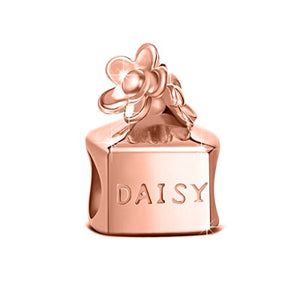 NinaQueen 925 Sterling Silver "Daisy Perfume" Bottles Charms, Charms for Bracelet