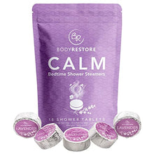 Load image into Gallery viewer, BodyRestore Shower Steamers (Pack of 15) Mother&#39;s Day Gifts for Mom - Lavender Essential Oil Scented Aromatherapy Shower Bomb, Nighttime Shower Tablets, Gifts for Women and Men
