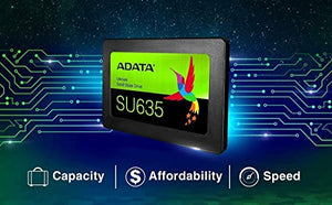 ADATA SU635 240GB 3D-NAND SATA 2.5 Inch Internal SSD with 2.5/3.5 inch SSD Bracket Bundle (ASU635SS-240GQ-R-TRAY)