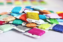 Load image into Gallery viewer, 188 Embroidery Floss Set Including Cross Stitch Threads Friendship Bracelet String with 2-Tier Transparent Box, Floss Bobbins and Cross Stitch Kits

