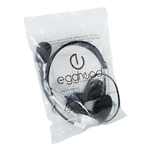 Load image into Gallery viewer, Egghead EGG-IAG-1007TRSS-10-PK-SO Mobile-Ready Multimedia Headset with Volume Control, Black/Silver (Pack of 10)
