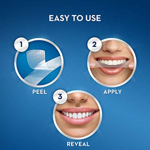 Crest 3D Whitestrips, Vivid Plus, Teeth Whitening Strip Kit, 24 Strips (12 Count Pack)