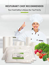 Load image into Gallery viewer, Vacuum Sealer Bags Heavy Duty, 8x 50 plus 11x 50 Vacuum Sealer Bags (1 each, 2 total) 100 ft Roll Vacuum Sealer Bags, Food Vacuum Sealer Bags, Meat Vacuum Sealer Bags, Fit nutrichef, foodsaver, jzbrain oliso weston Vacuum Sealer Bags, BPA Free Sous Vide,
