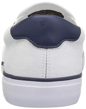 Load image into Gallery viewer, Lugz Men's Clipper Classic Slip-on Fashion Sneaker, White/Peacoat Blue, 9
