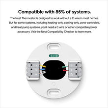 Load image into Gallery viewer, Google Nest Thermostat - Smart Thermostat for Home - Programmable Wifi Thermostat - Snow
