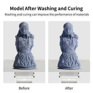 ANYCUBIC Wash and Cure Station, Newest Upgraded 2 in 1 Wash and Cure 2.0 Machine for Mars Anycubic Photon S Photon Mono LCD SLA DLP 3D Printer Models UV Rotary Curing Resin Box
