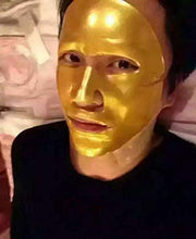 Load image into Gallery viewer, Adofect 12PC 24K Gold Gel Collagen Crystal Facial Masks Sheet Patch For Anti Aging, Puffiness, Anti Wrinkle, Moisturizing, Deep Tissue Rejuvenation and Hydrates Skin
