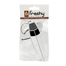 Load image into Gallery viewer, Surfboard Car Air Freshener by Freshy Factory - Coconut Surf Wax Scent (6 Pack)
