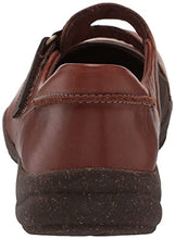 Load image into Gallery viewer, Clarks Women's Roseville Mary Jane Flat, Dark Tan Combi, 9 Wide
