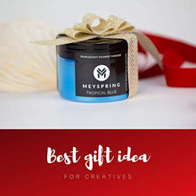 Load image into Gallery viewer, MEYSPRING Tropical Blue Epoxy Resin Color Pigment - 50 Grams - Great for Resin Art, Epoxy Resin, and UV Resin- Mica Powder for Epoxy Resin
